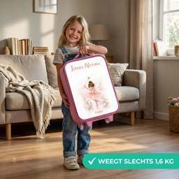 Ballerina fee in roze Kinderkoffer - Roze klein -sfeer2_NL