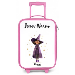 De paarse tovenaarsmantel Kinderkoffer - Roze klein -zz3dotto