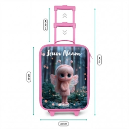 Fairy - Bos - Glitters Kinderkoffer - Roze klein -productfoto_formaten
