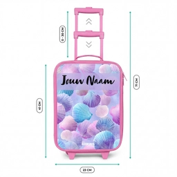 Schelpen - Paars - Blauw - Patroon Kinderkoffer - Roze klein -productfoto_formaten