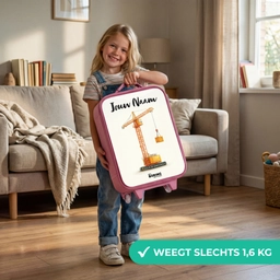 Torenkraan - Getekend - Oranje Kinderkoffer - Roze klein -sfeer2_NL