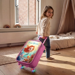 Zeemeermin - Vissen - Koraal Kinderkoffer - Roze klein -sfeer1