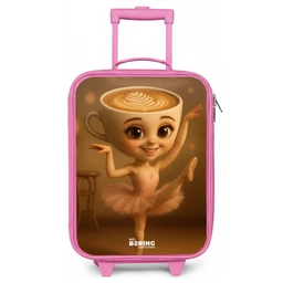 Ballerina Cappuccina Kinderkoffer - Roze klein -zz3dotto