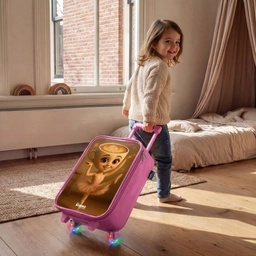 Ballerina Cappuccina Kinderkoffer - Roze klein -sfeer1