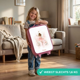 Ballerina fee in roze Kinderkoffer - Roze klein -sfeer2_NL