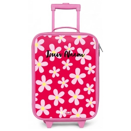 Madeliefjesmania hotpink Kinderkoffer - Roze klein -zz3dotto