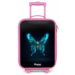 Magische digitale vlinder Kinderkoffer - Roze klein -zz3dotto