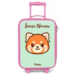 Kawai - Rode panda - Groen Kinderkoffer - Roze klein -zz3dotto