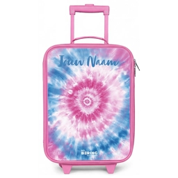 Tie dye - Abstract - Blauw - Roze Kinderkoffer - Roze klein -zz3dotto