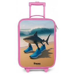 Tralalero tralala Kinderkoffer - Roze klein -zz3dotto