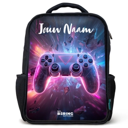 Controller - Neon - Game Rugzak - Zwart middel -3d