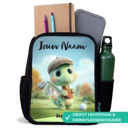 Golf - Dino - Groen Rugzak - Zwart middel -inhoud_NL