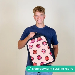 Hartje - Smiley - Patroon Rugzak - Zwart middel -sfeer7_NL