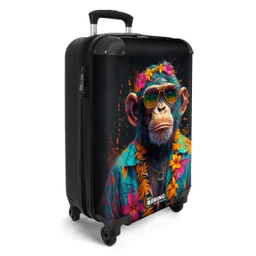 Chimpansee met Hawaii blouse NBS - Handbagage koffer - Unisex middel -productfoto_3d