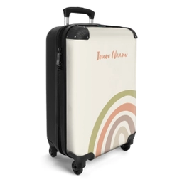 Ruwe regenboog pastel NBS - Handbagage koffer - Kinderen Unisex middel -productfoto_3d