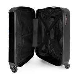 Motor met kleurrijke verf NBS - Handbagage koffer - Unisex middel -binnenkant