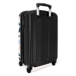 Oceaan dieren kleurrijk NBS - Handbagage koffer - Kinderen Unisex middel -achterkant