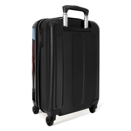 Olieverf - Architectuur - Amsterdam - Stad NBS - Handbagage koffer - Unisex middel -achterkant