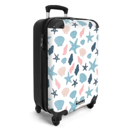 Schelpen patroon kleurrijk NBS - Handbagage koffer - Kinderen Unisex middel -productfoto_3d