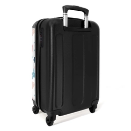 Schelpen patroon kleurrijk NBS - Handbagage koffer - Kinderen Unisex middel -achterkant