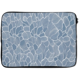 Abstract - Blauw - Bladeren laptophoes neopreen klein -zkaufland3dotto