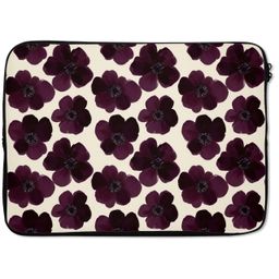 Bloemen - Aquarel - Paars laptophoes neopreen klein 279 -zkaufland3dotto