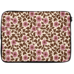 Bloemen - Bladeren - Kleurrijk laptophoes neopreen klein 279 -zkaufland3dotto