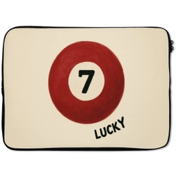 Cirkel - Zeven - Lucky - Rood laptophoes neopreen klein -zkaufland3dotto