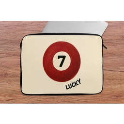 Cirkel - Zeven - Lucky - Rood laptophoes neopreen klein -tafel