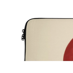 Cirkel - Zeven - Lucky - Rood laptophoes neopreen klein -detail