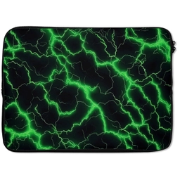 Gaming - Bliksemflitsen - Groen - Energie laptophoes neopreen klein -zkaufland3dotto