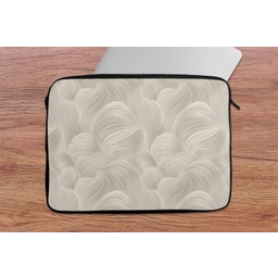 Lijnen - Waaier - Beige laptophoes neopreen klein 279 -tafel