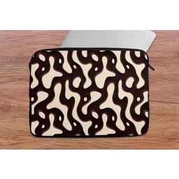 Organisch - Krachtig - Bruin laptophoes neopreen klein 279 -tafel