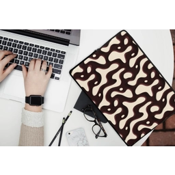 Organisch - Krachtig - Bruin laptophoes neopreen klein 279 -bureau