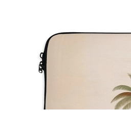 Palmbomen - Abstract - Zon - Heuvels laptophoes neopreen klein -detail