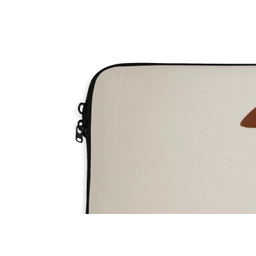 Silhouet - Hond - Trui - Rood laptophoes neopreen klein -detail