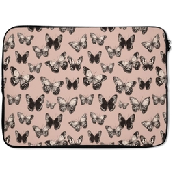 Tijdloos - Vlinders - Perzik laptophoes neopreen klein 279 -zkaufland3dotto