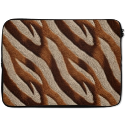 Zebra - Patroon - Bruin laptophoes neopreen klein 279 -zkaufland3dotto