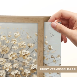 Boom - Beige - Goud - Verflook - Grijs Light Box met batterij (Wandlamp) middel -USP_websiteprintNL