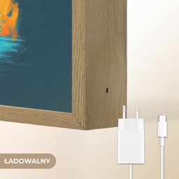 Abstract - Tractor - Groen Light Box met batterij (Wandlamp kind) middel -USP_websiteoplaadbaarNL
