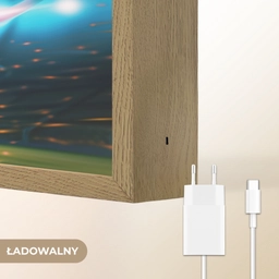 Voetbal - Goal - Sport - Jongens Light Box met batterij (Wandlamp kind) middel -USP_websiteoplaadbaarNL