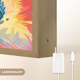 Monstertruck - Auto - Jongens - Kleurrijk Light Box met batterij (Wandlamp kind) middel -USP_websiteoplaadbaarNL