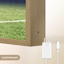 Voetbal - Stadion - Bal - Jongens Light Box met batterij (Wandlamp kind) middel -USP_websiteoplaadbaarNL