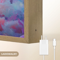 Zeemeerminnenstaart - Koraal - Water Light Box met batterij (Wandlamp kind) middel -USP_websiteoplaadbaarNL