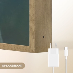 Klassiek - Sierlijk - Roze Light Box met batterij (Wandlamp) middel -USP_websiteoplaadbaarNL