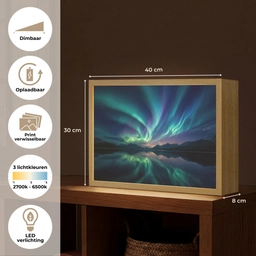 Noorderlicht - Kleurrijk - Bergmeer Light Box met batterij (Wandlamp) middel -USP_websiteoverzichtNL