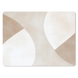 Bruin - Japandi - Abstract muismat rubber klein -3d
