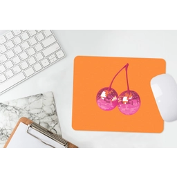 Discoballen - Kers - Spiegels - Roze muismat rubber klein -witbureau