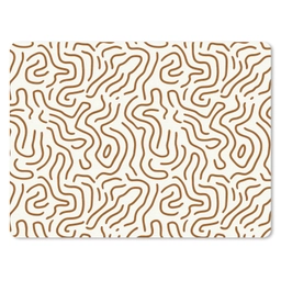 Minimalistisch - Patroon - Terracotta muismat rubber klein 262 -3d