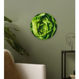 Groente - Sla - Groen Wandcirkel plexiglas klein -sfeer3